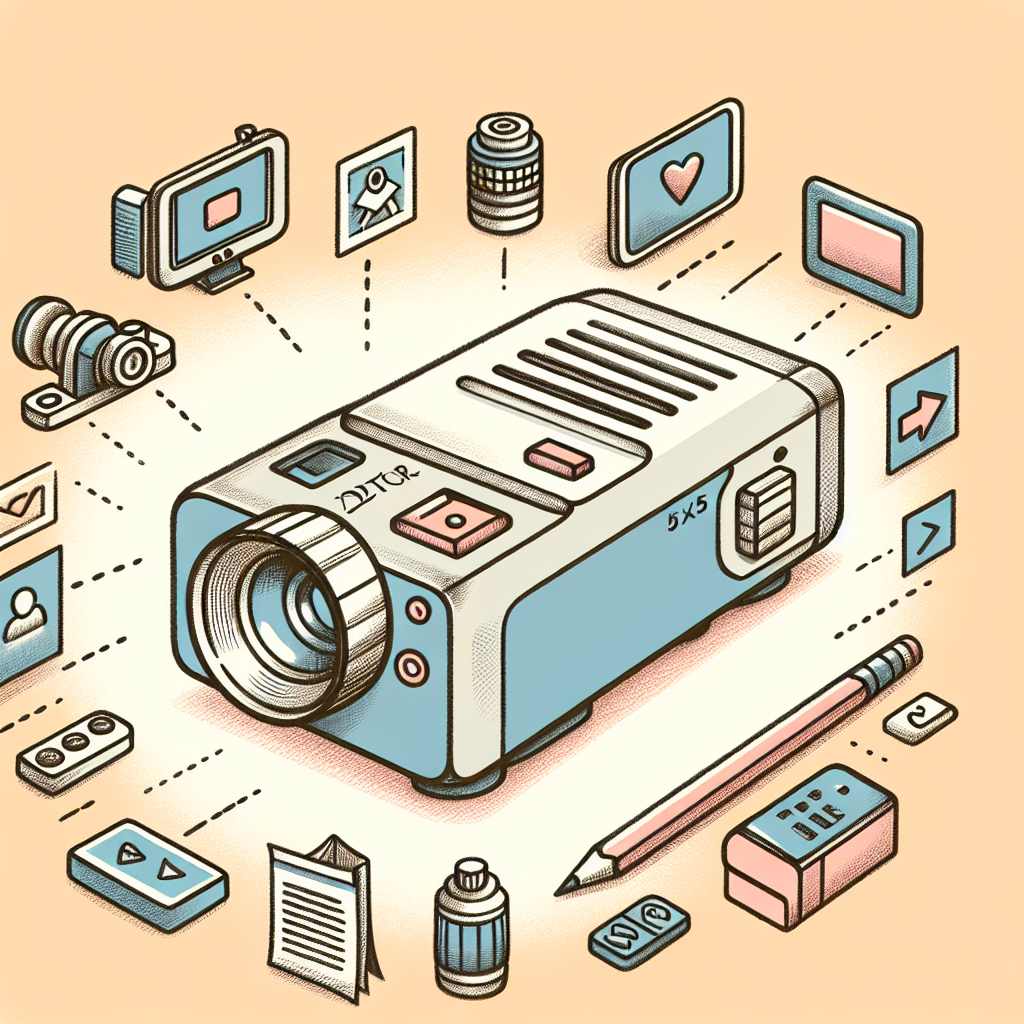 Pastelková ilustrace znázorňující téma: Technika