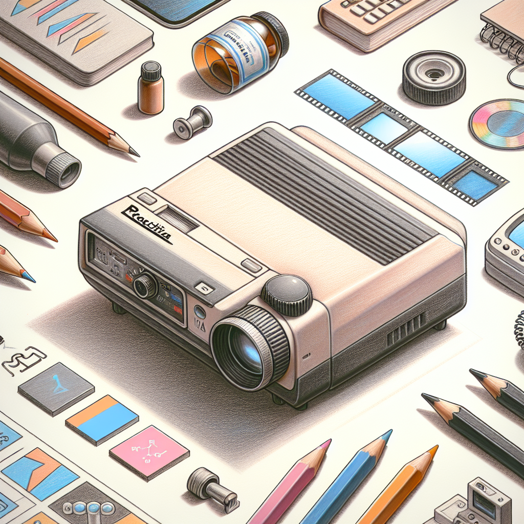 Pastelková ilustrace znázorňující téma: Prezentace