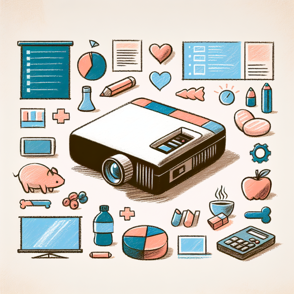 Pastelková ilustrace znázorňující téma: Technologie