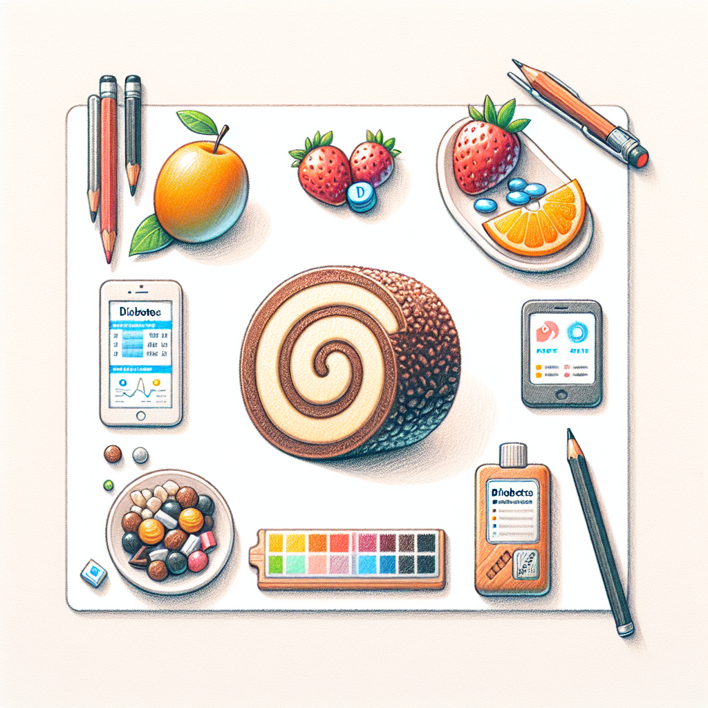 Pastelková ilustrace znázorňující téma: Zdravé dezerty