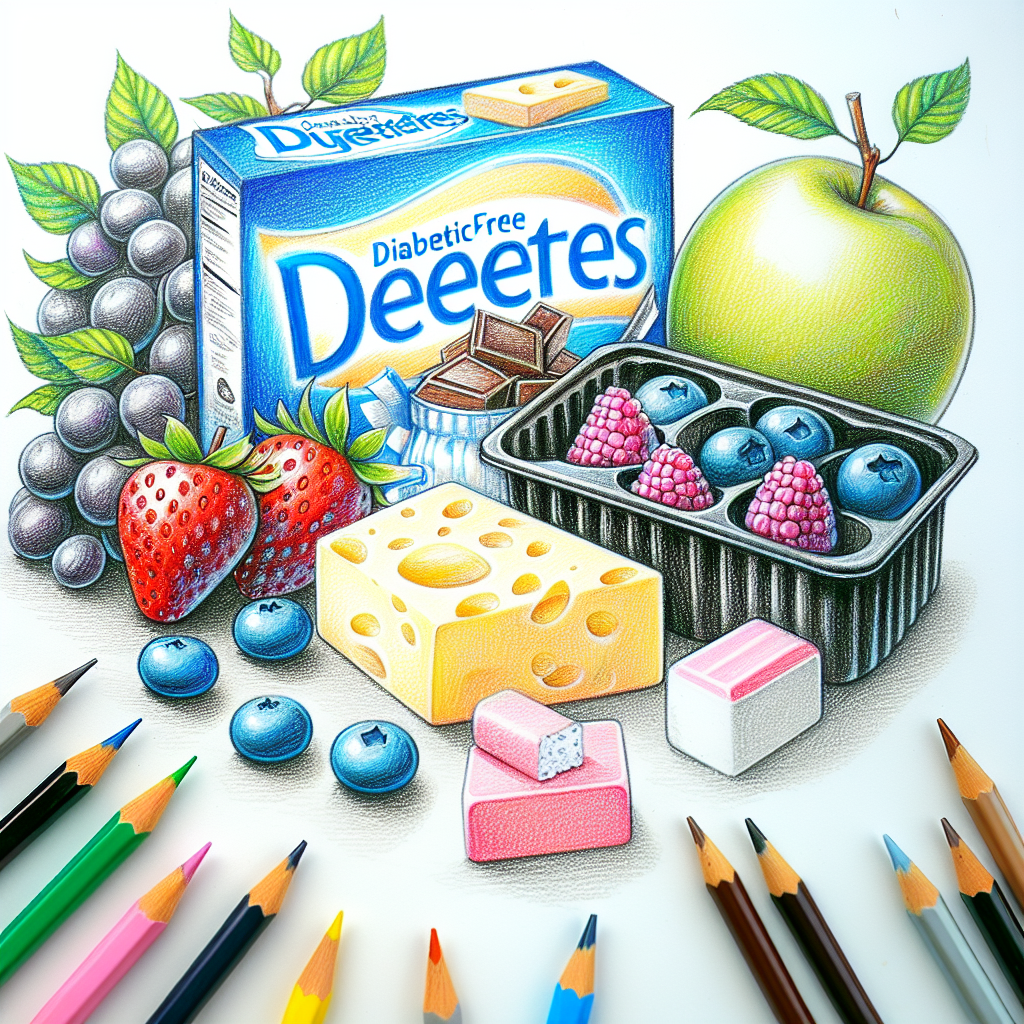 Pastelková ilustrace znázorňující téma: Cukrovka