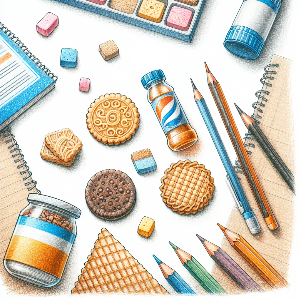 Pastelková ilustrace znázorňující téma: Zdravá výživa