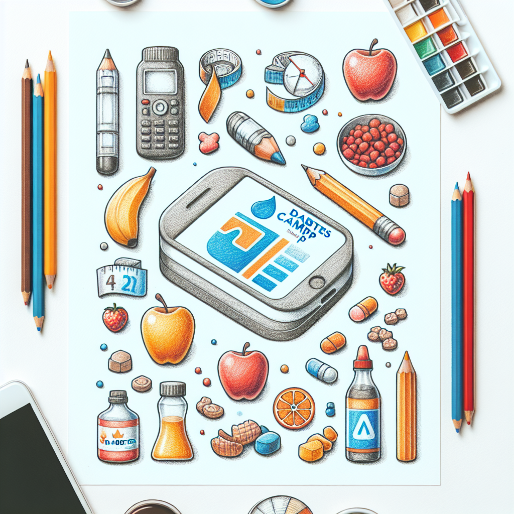 Pastelková ilustrace znázorňující téma: Cukrovka