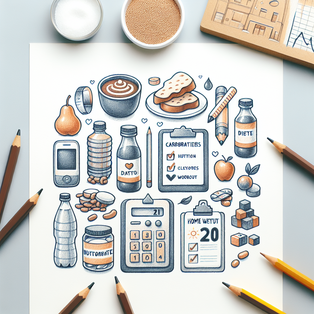 Pastelková ilustrace znázorňující téma: Diabetes