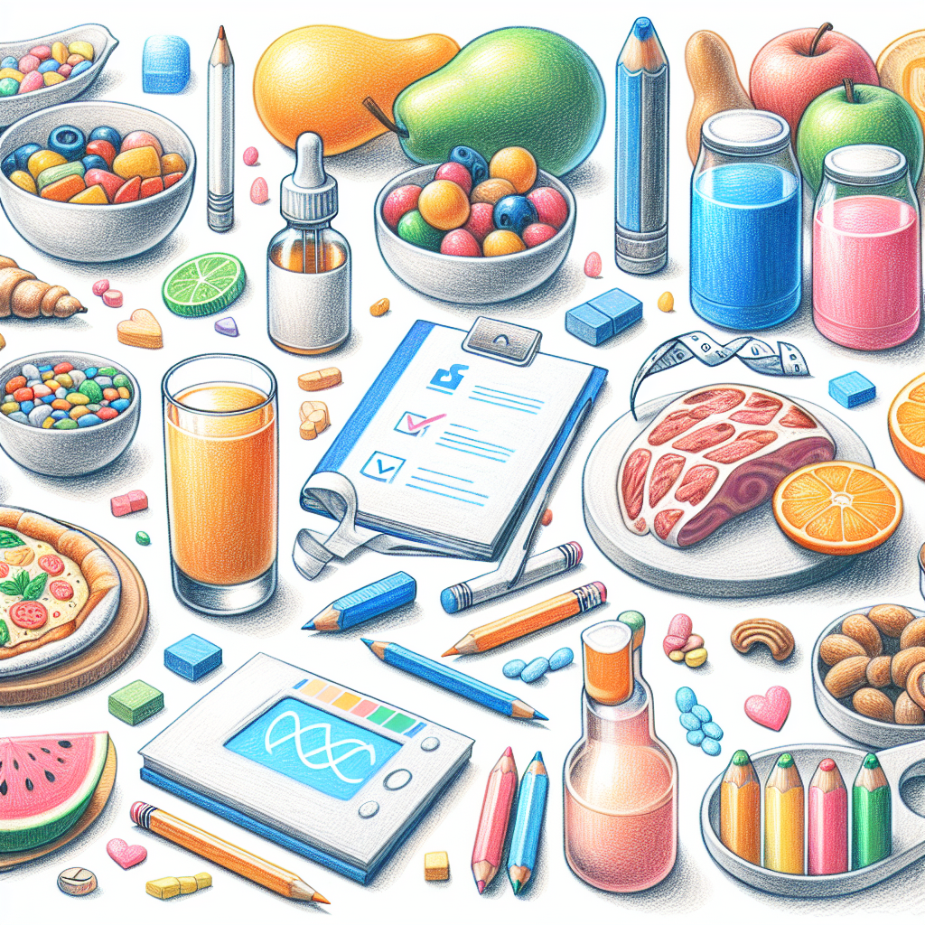 Pastelková ilustrace znázorňující téma: Diabetes