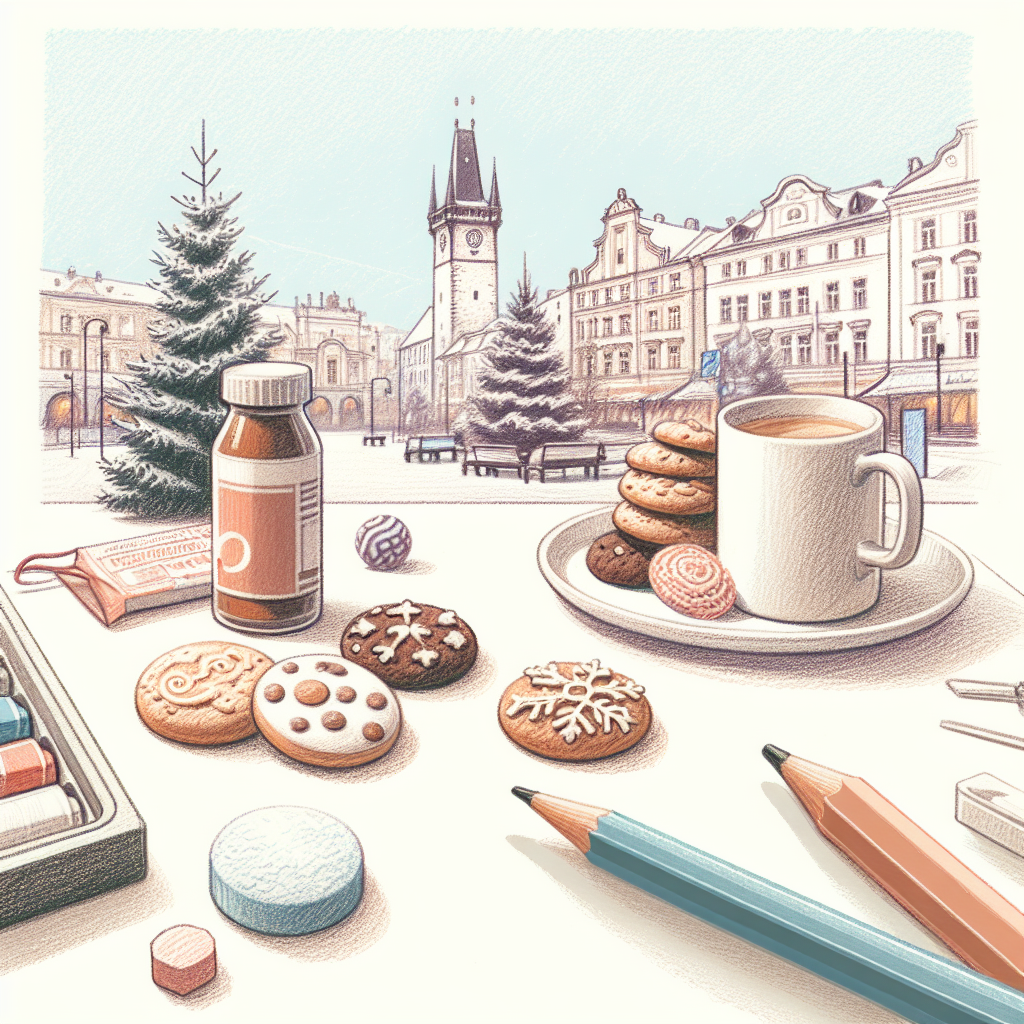 Pastelková ilustrace znázorňující téma: Zdravá výživa