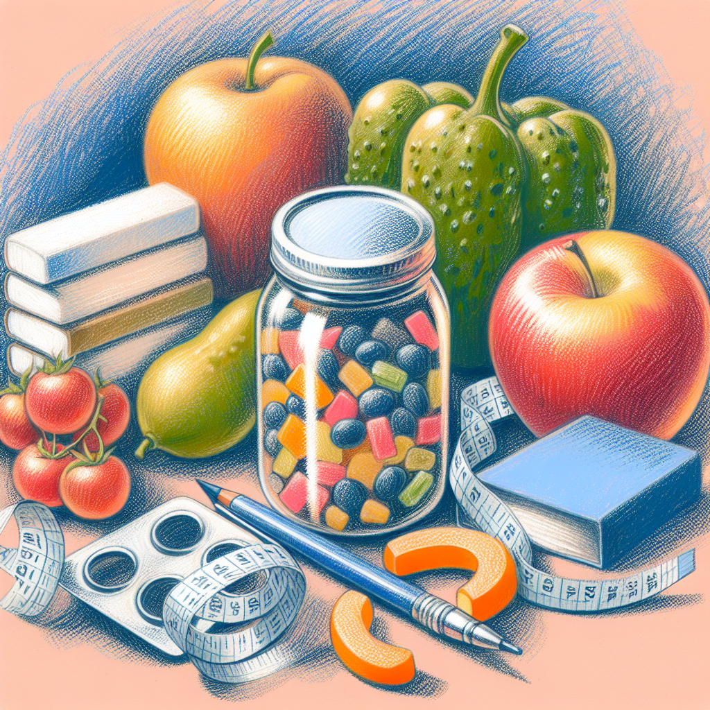 Pastelková ilustrace znázorňující téma: Zdravé stravování