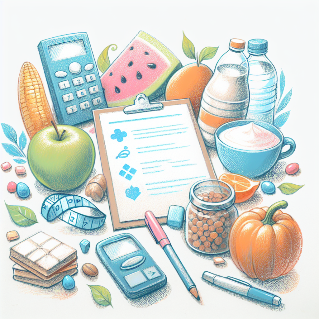 Pastelková ilustrace znázorňující téma: Zdravá výživa