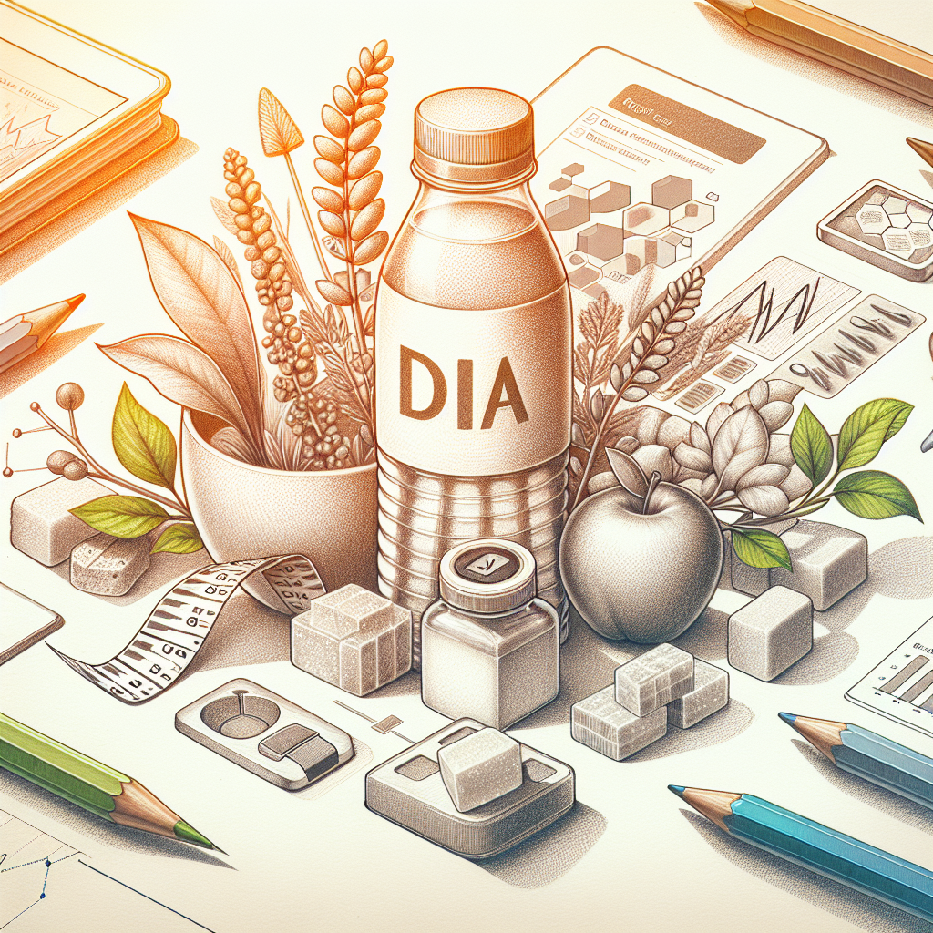 Pastelková ilustrace znázorňující téma: Diabetes