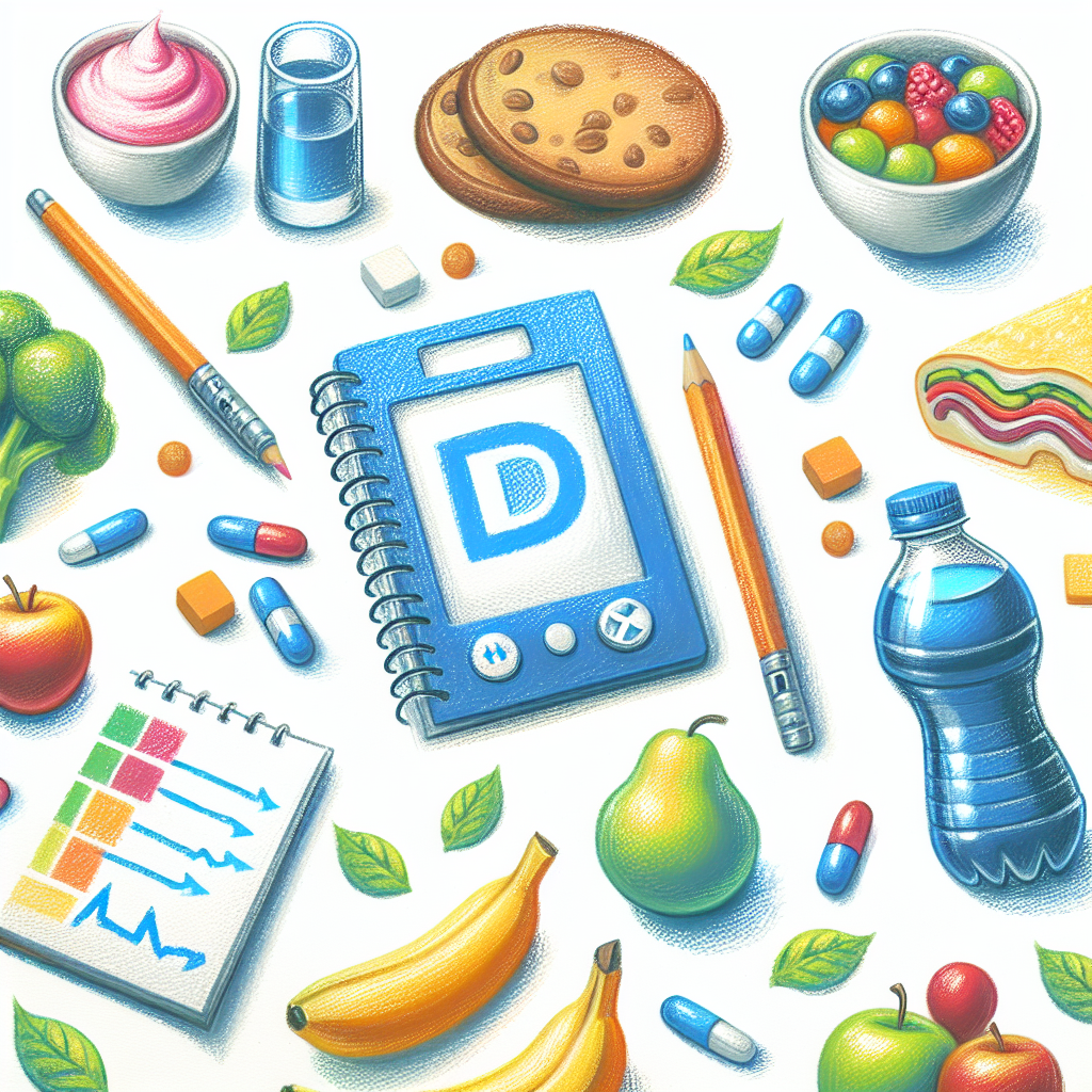 Pastelková ilustrace znázorňující téma: Cukrovka