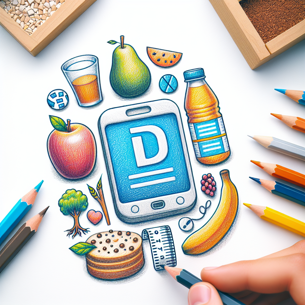 Pastelková ilustrace znázorňující téma: Zdraví a výživa