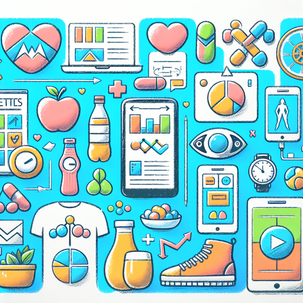 Pastelková ilustrace znázorňující téma: Digitální marketing