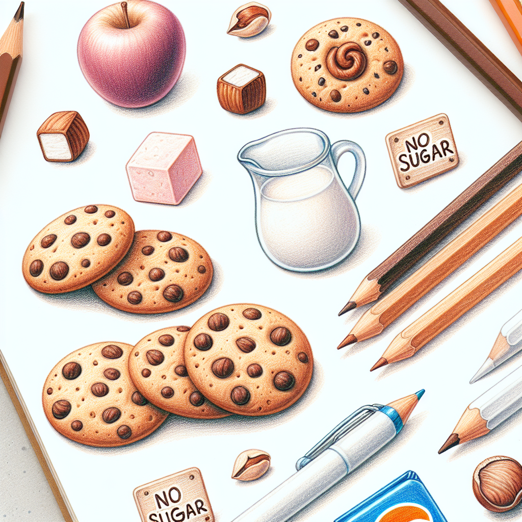 Pastelková ilustrace znázorňující téma: Zdravá výživa