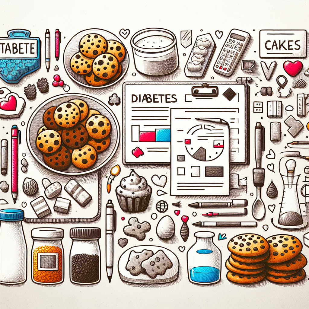 Pastelková ilustrace znázorňující téma: Dia cukroví