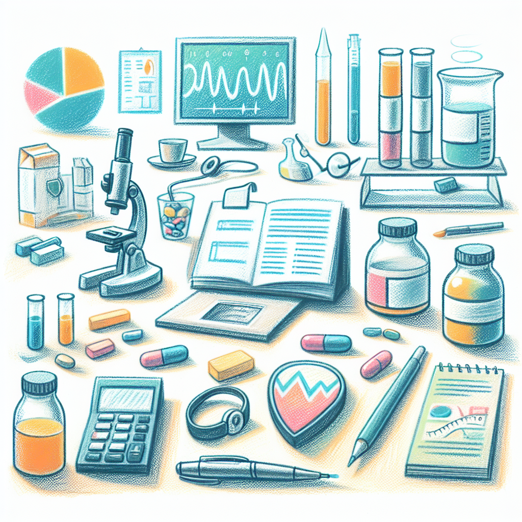 Pastelková ilustrace znázorňující téma: Diabetes