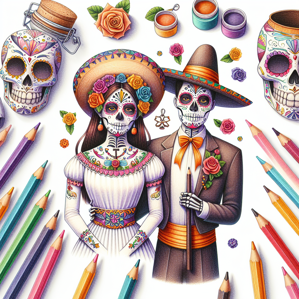Pastelková ilustrace znázorňující téma: Kultura a tradice
