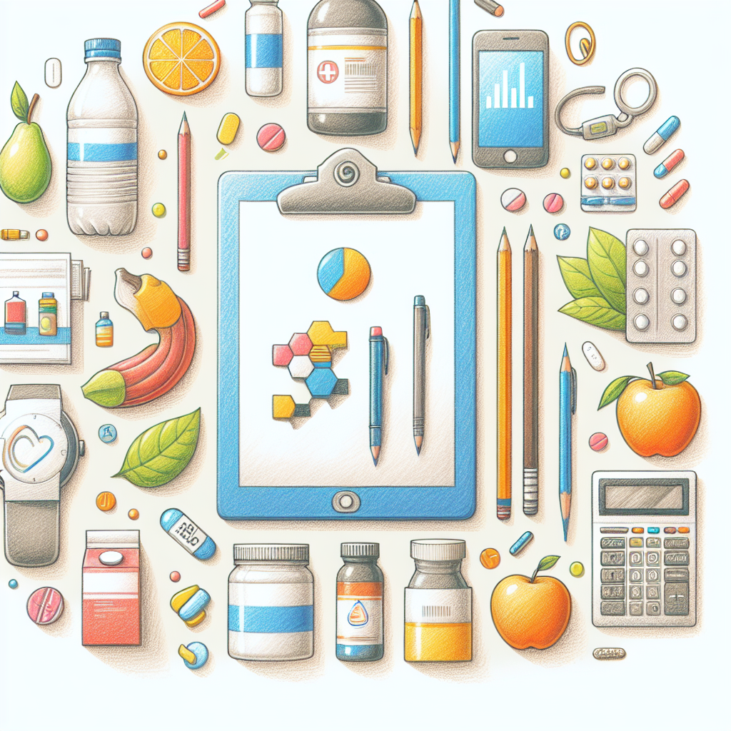 Pastelková ilustrace znázorňující téma: Diabetes