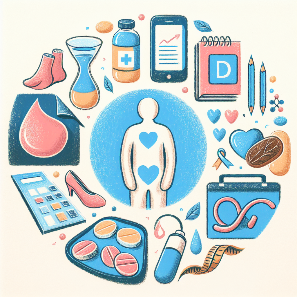 Pastelková ilustrace znázorňující téma: Zdraví a wellness