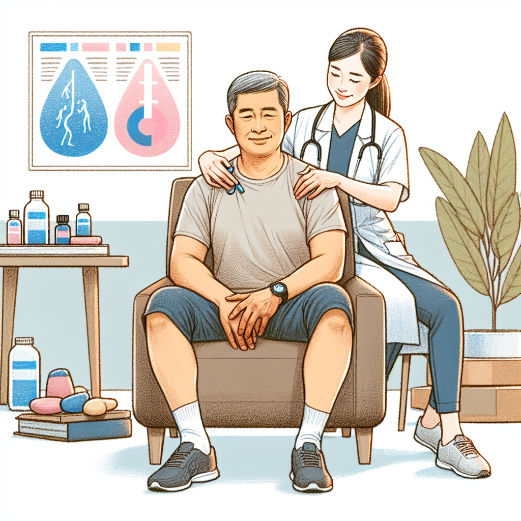 Pastelková ilustrace znázorňující téma: Masáže a zdraví