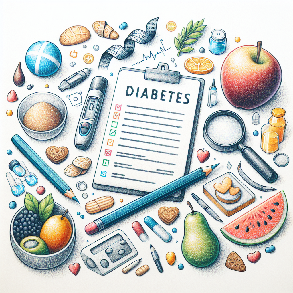 Pastelková ilustrace znázorňující téma: Zdraví a výživa