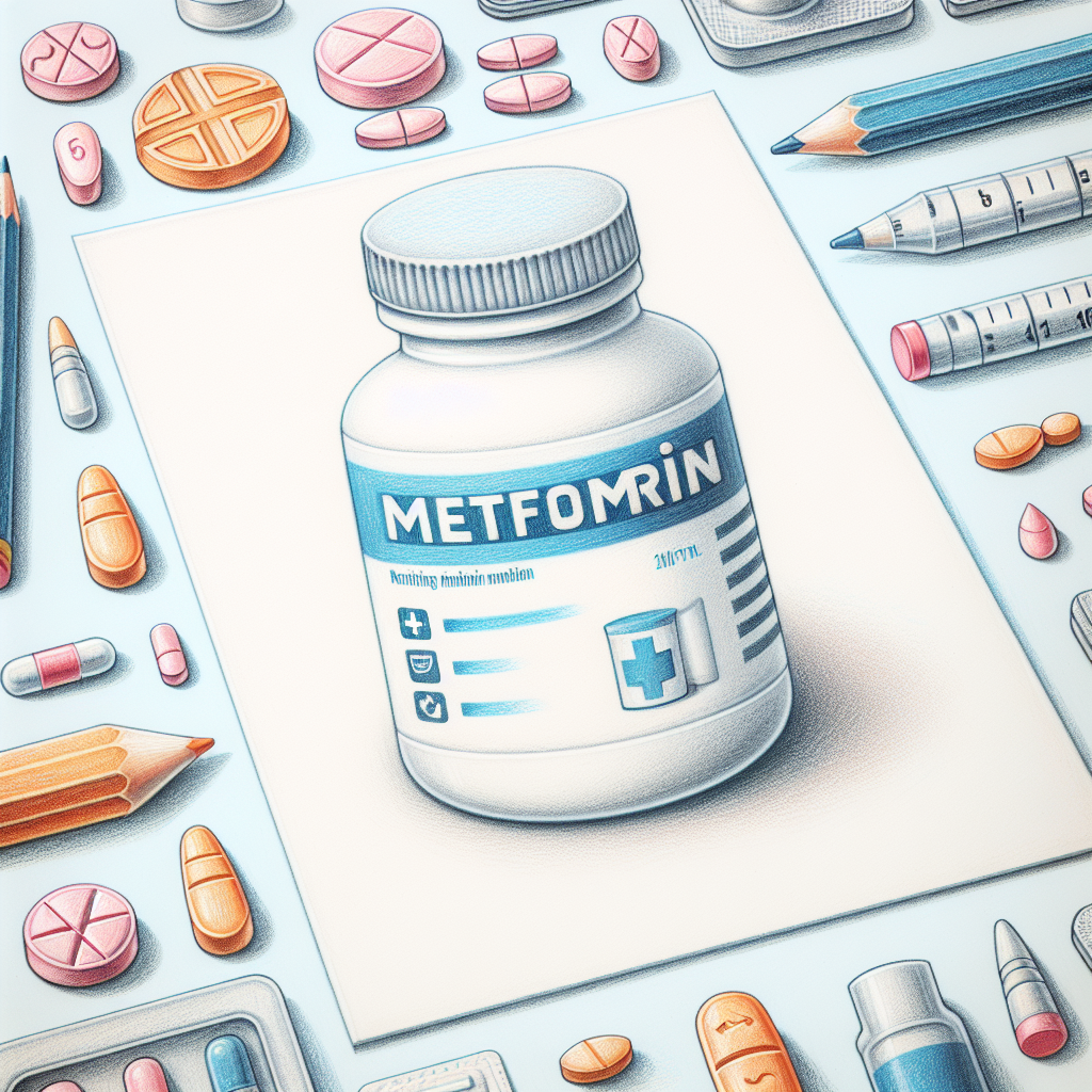 Pastelková ilustrace znázorňující téma: Diabetes