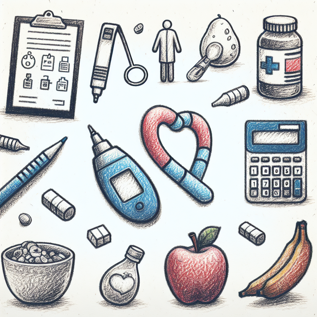 Pastelková ilustrace znázorňující téma: Zdraví