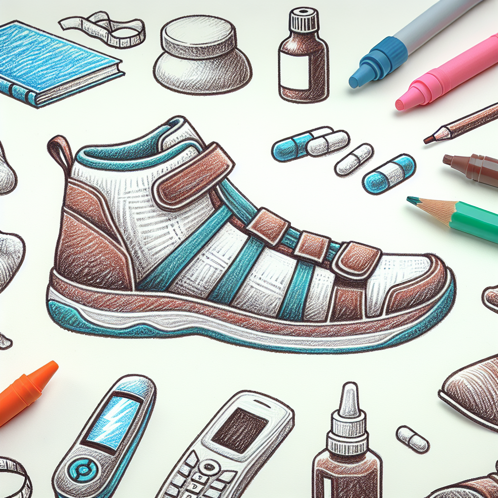 Pastelková ilustrace znázorňující téma: Zdraví