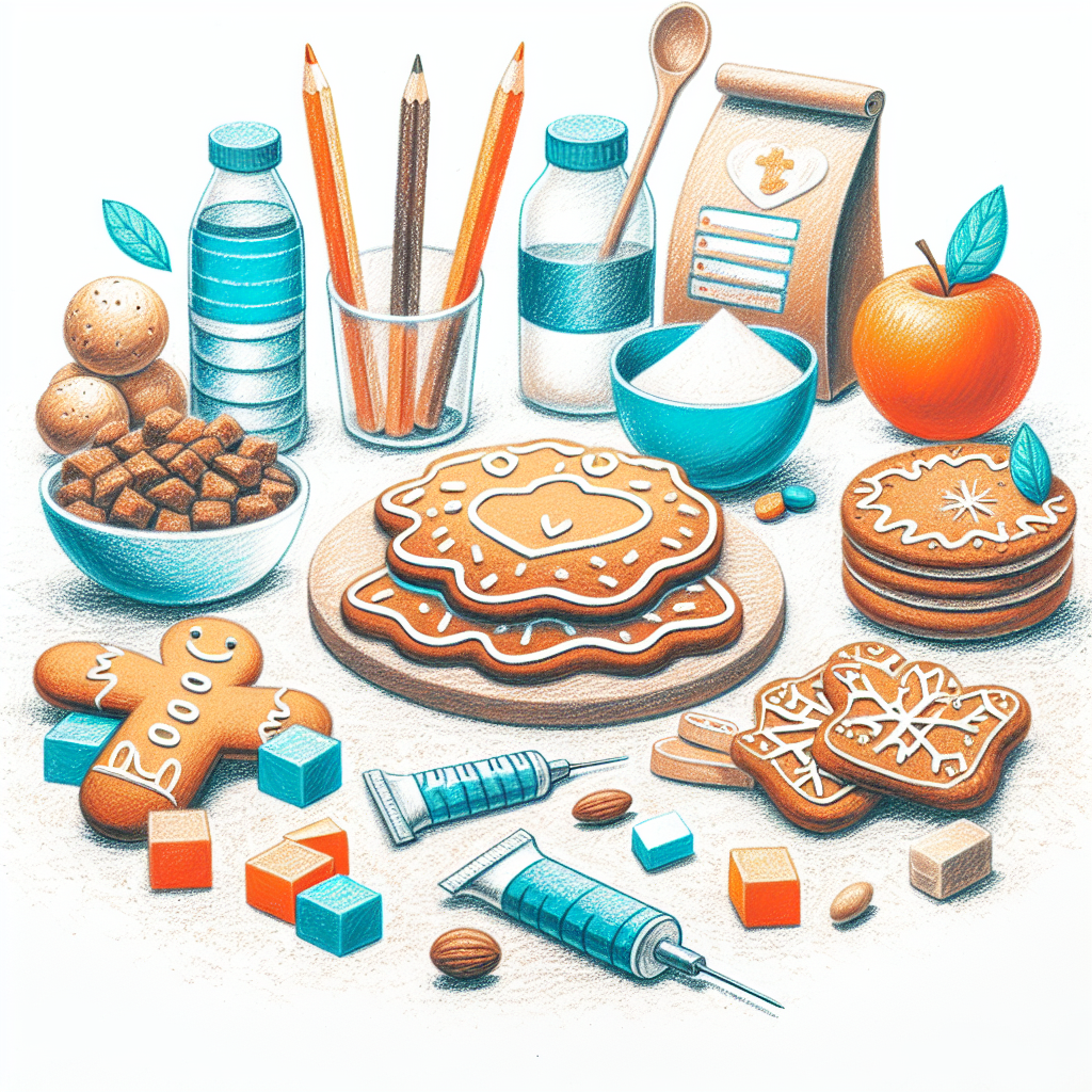 Pastelková ilustrace znázorňující téma: Zdravé recepty