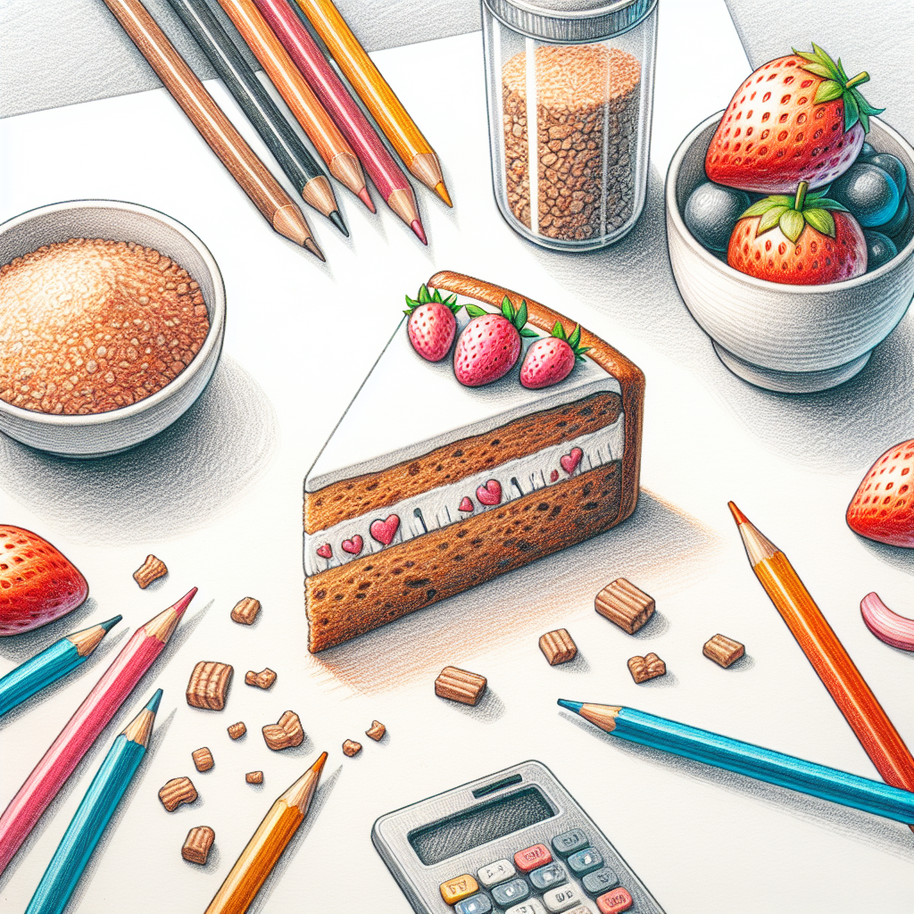 Pastelková ilustrace znázorňující téma: Zdravá strava