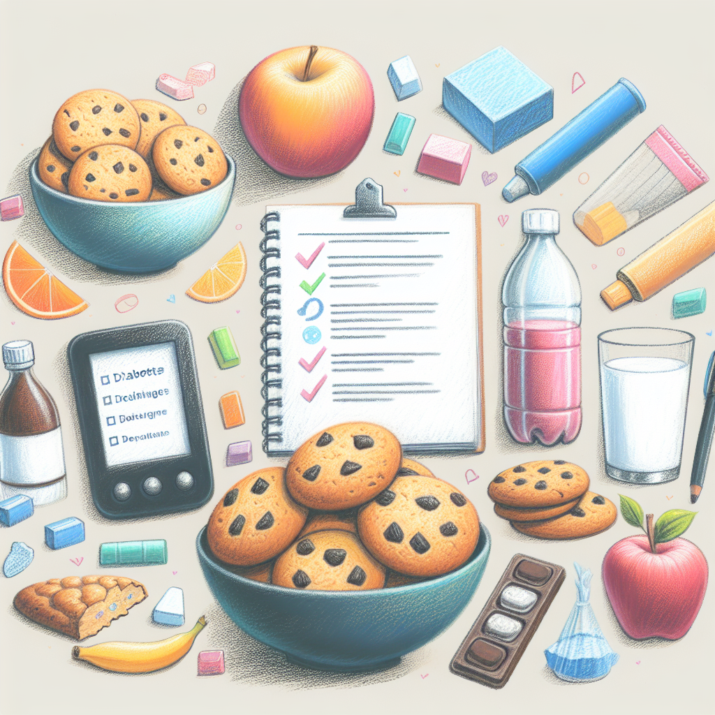 Pastelková ilustrace znázorňující téma: Zdravé recepty