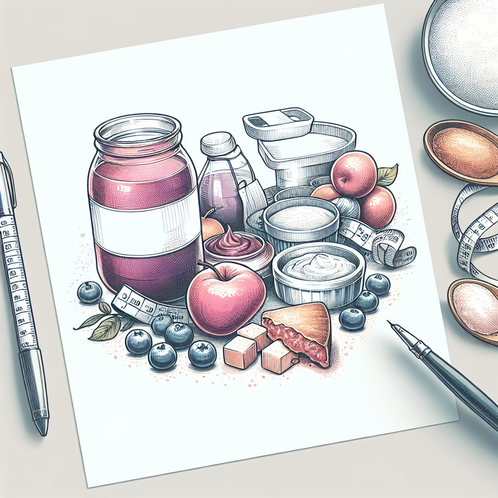 Pastelková ilustrace znázorňující téma: Diabetická výživa
