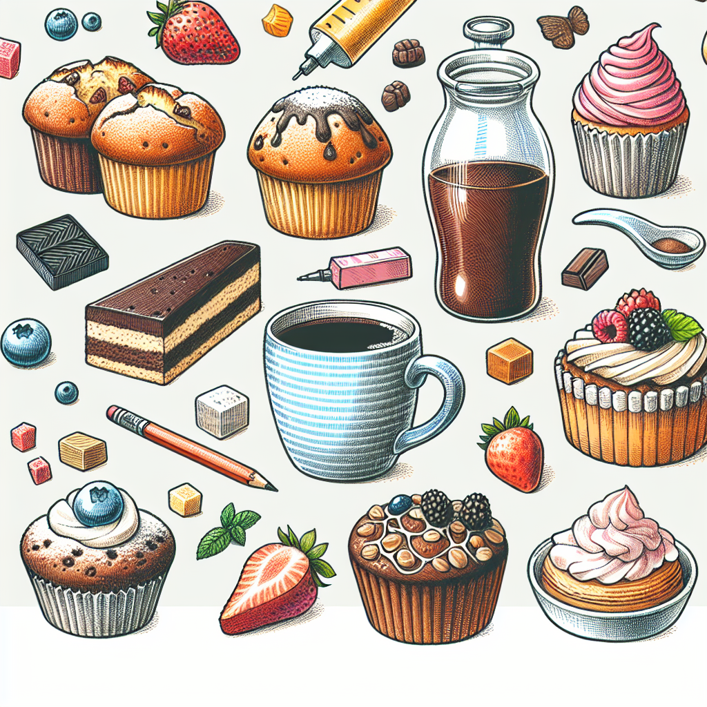 Pastelková ilustrace znázorňující téma: Zdravé recepty