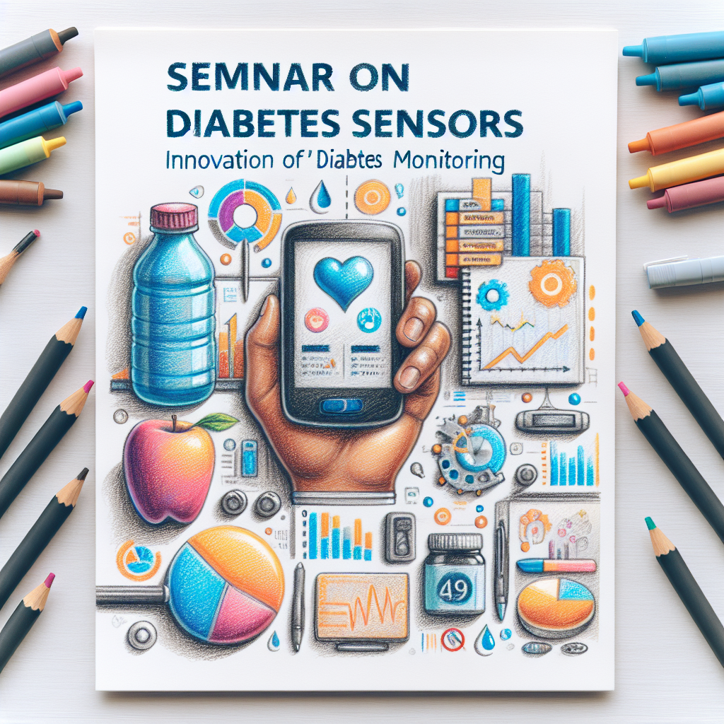 Pastelková ilustrace znázorňující téma: Diabetologie