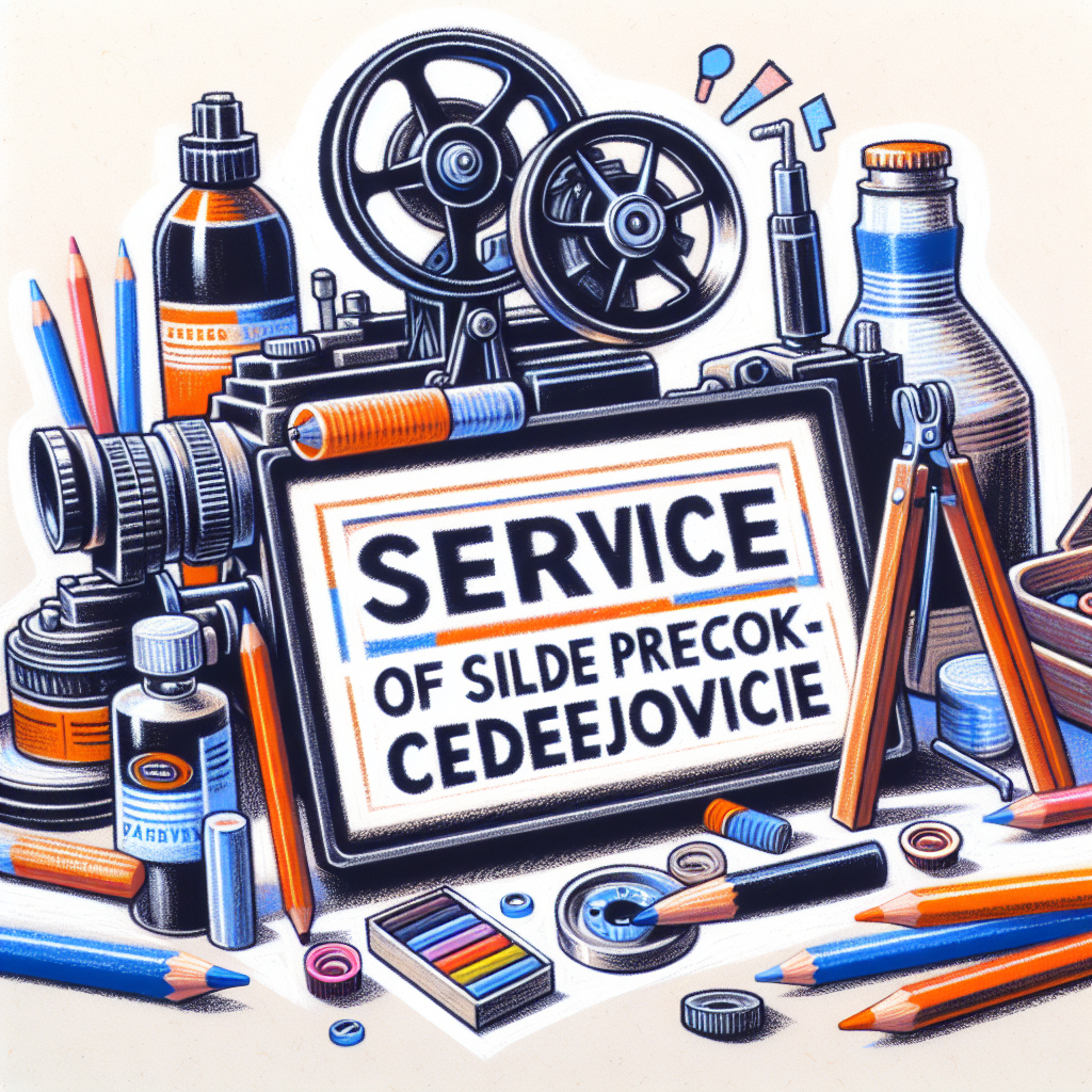 Pastelková ilustrace znázorňující téma: Technika a údržba