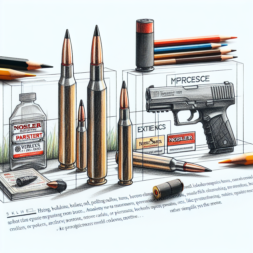Pastelková ilustrace znázorňující téma: Střelivo