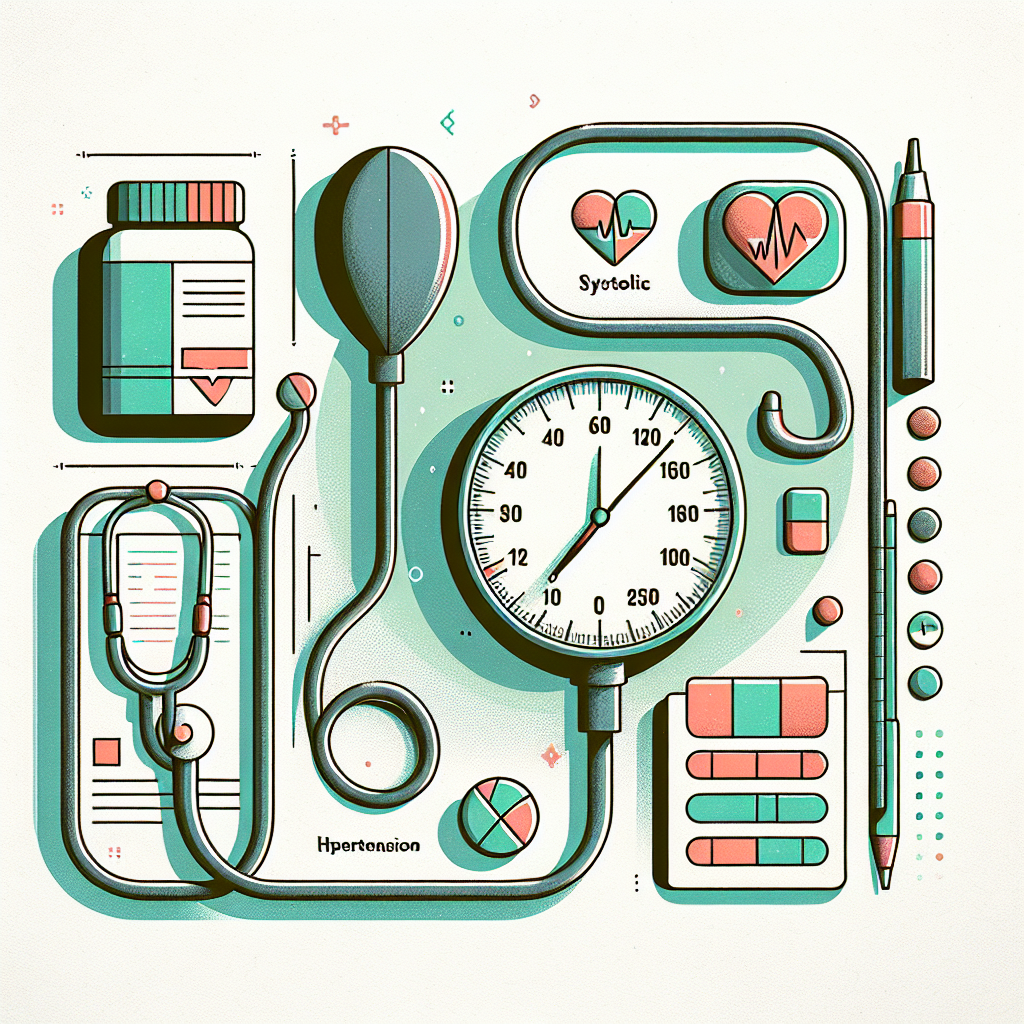 Pastelková ilustrace znázorňující téma: Krevní tlak