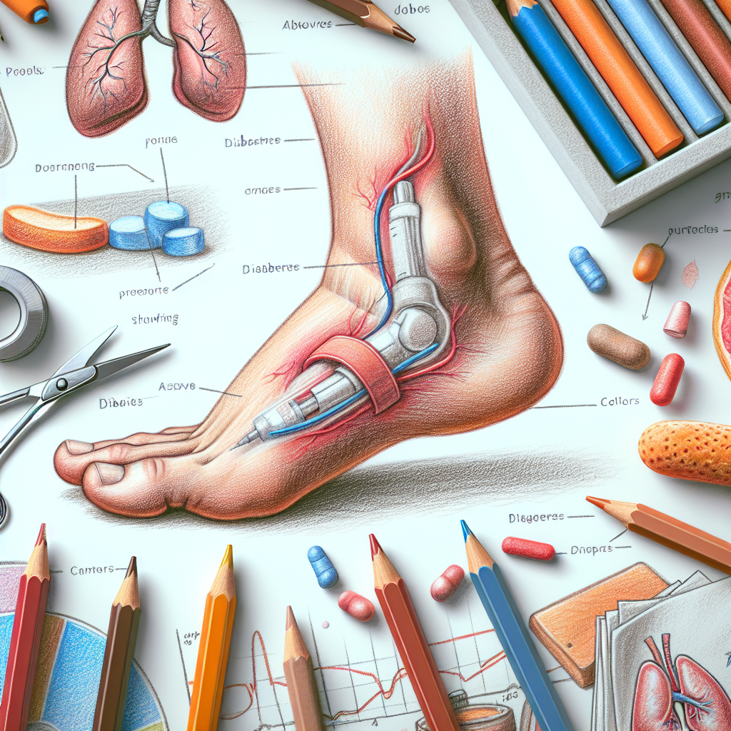 Pastelková ilustrace znázorňující téma: Zdraví
