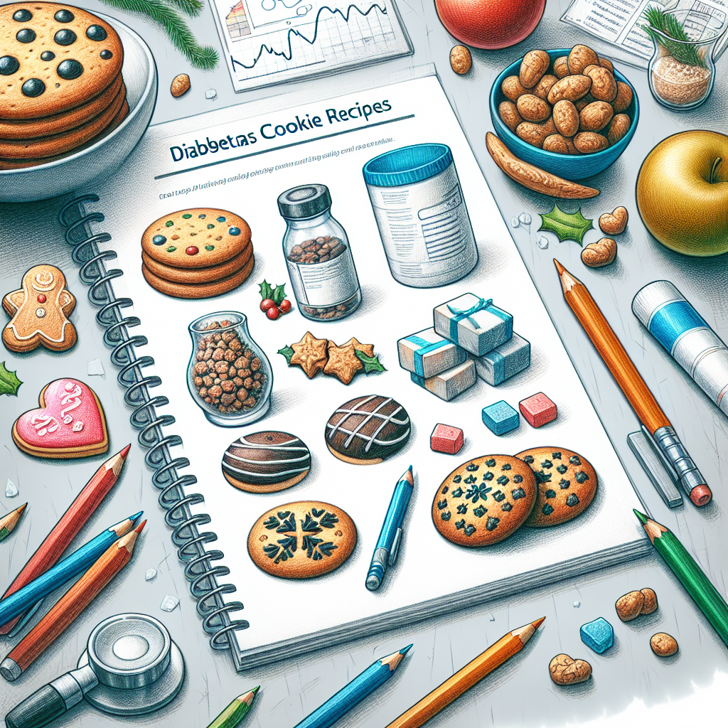 Pastelková ilustrace znázorňující téma: Vánoční cukroví