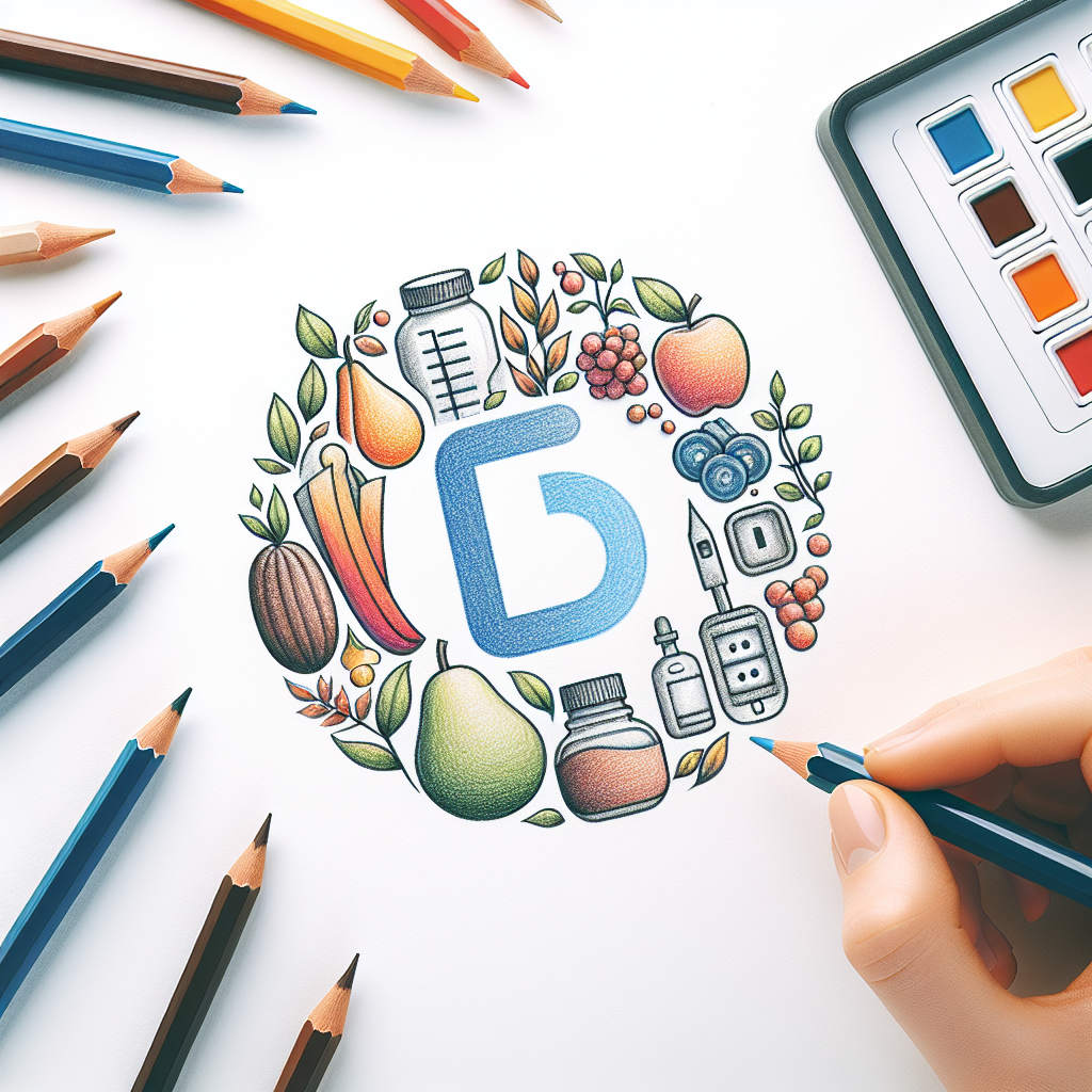 Pastelková ilustrace znázorňující téma: Zdraví a vitalita