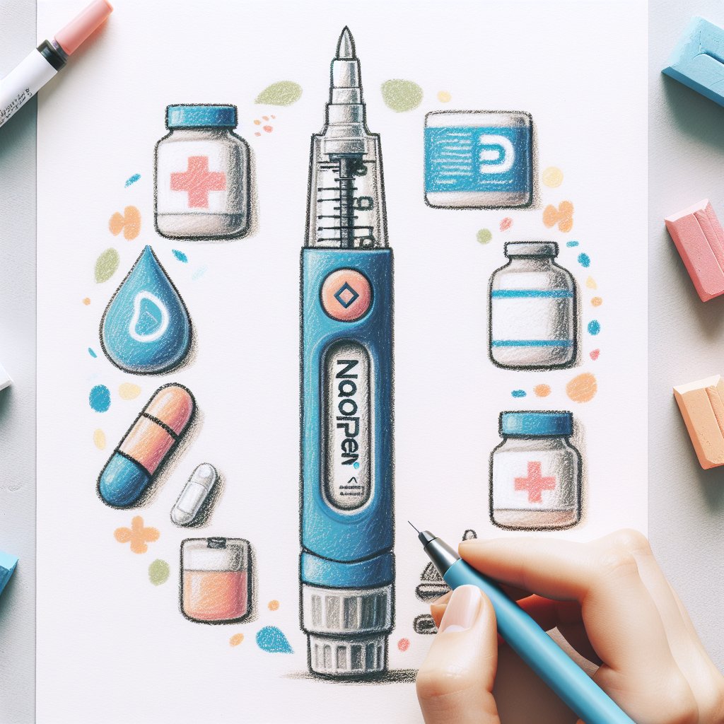 Pastelková ilustrace znázorňující téma: Diabetes