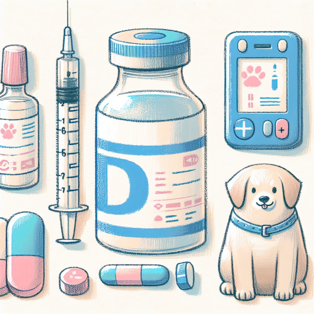 Pastelková ilustrace znázorňující téma: Péče o psy