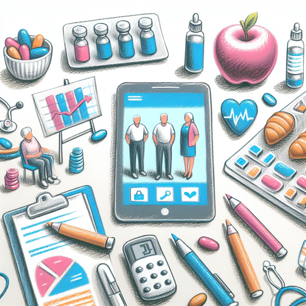 Pastelková ilustrace znázorňující téma: Cukrovka