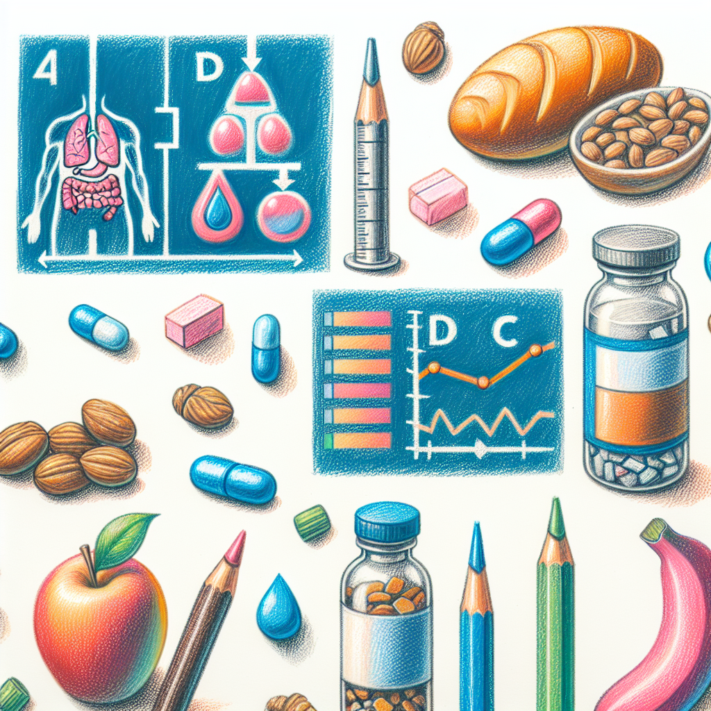 Pastelková ilustrace znázorňující téma: Výživa a zdraví