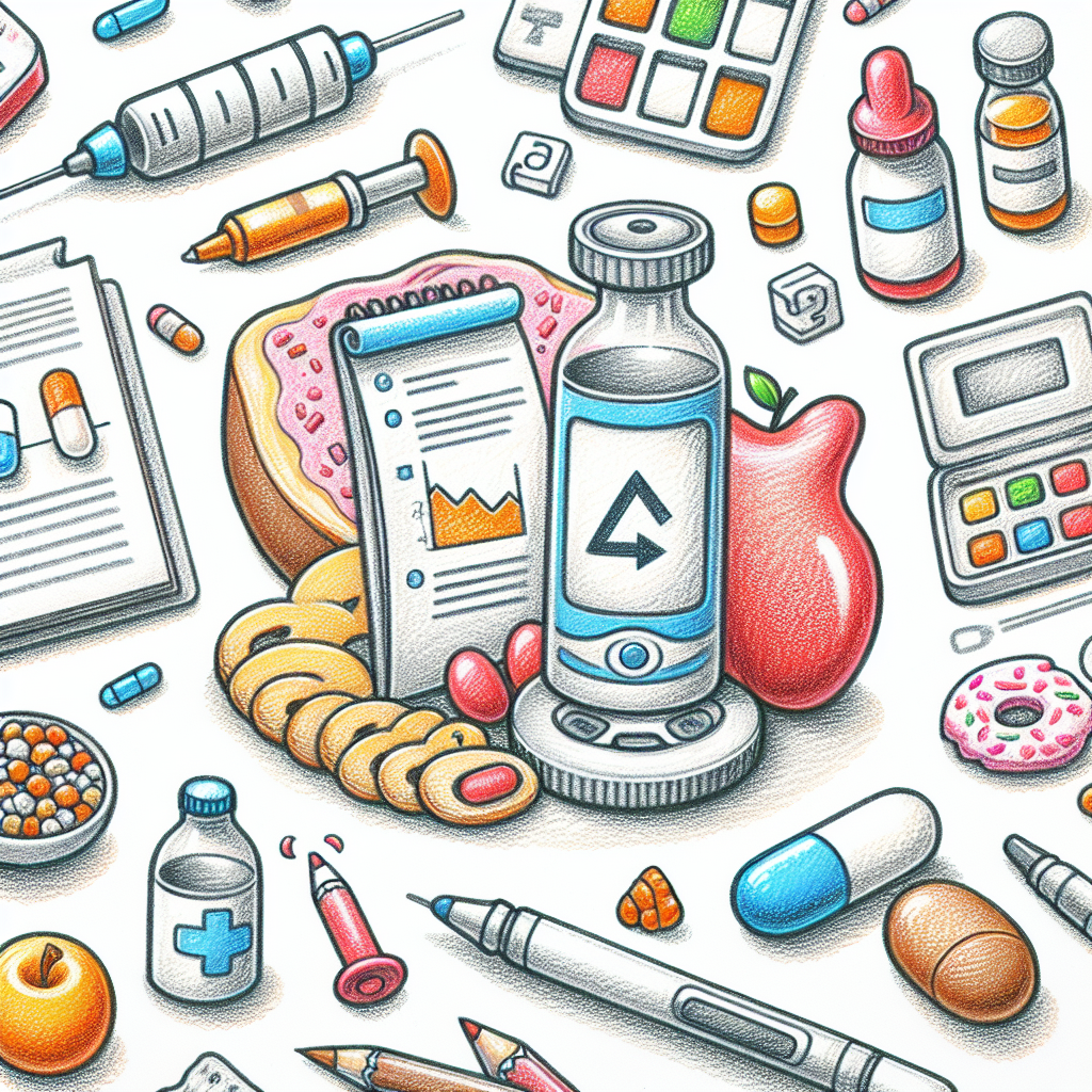 Pastelková ilustrace znázorňující téma: Cukrovka