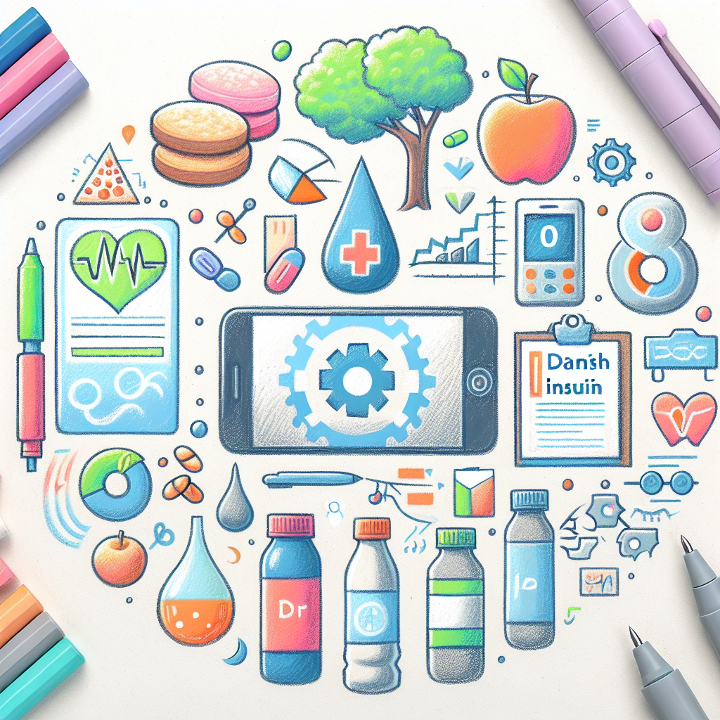 Pastelková ilustrace znázorňující téma: Zdraví