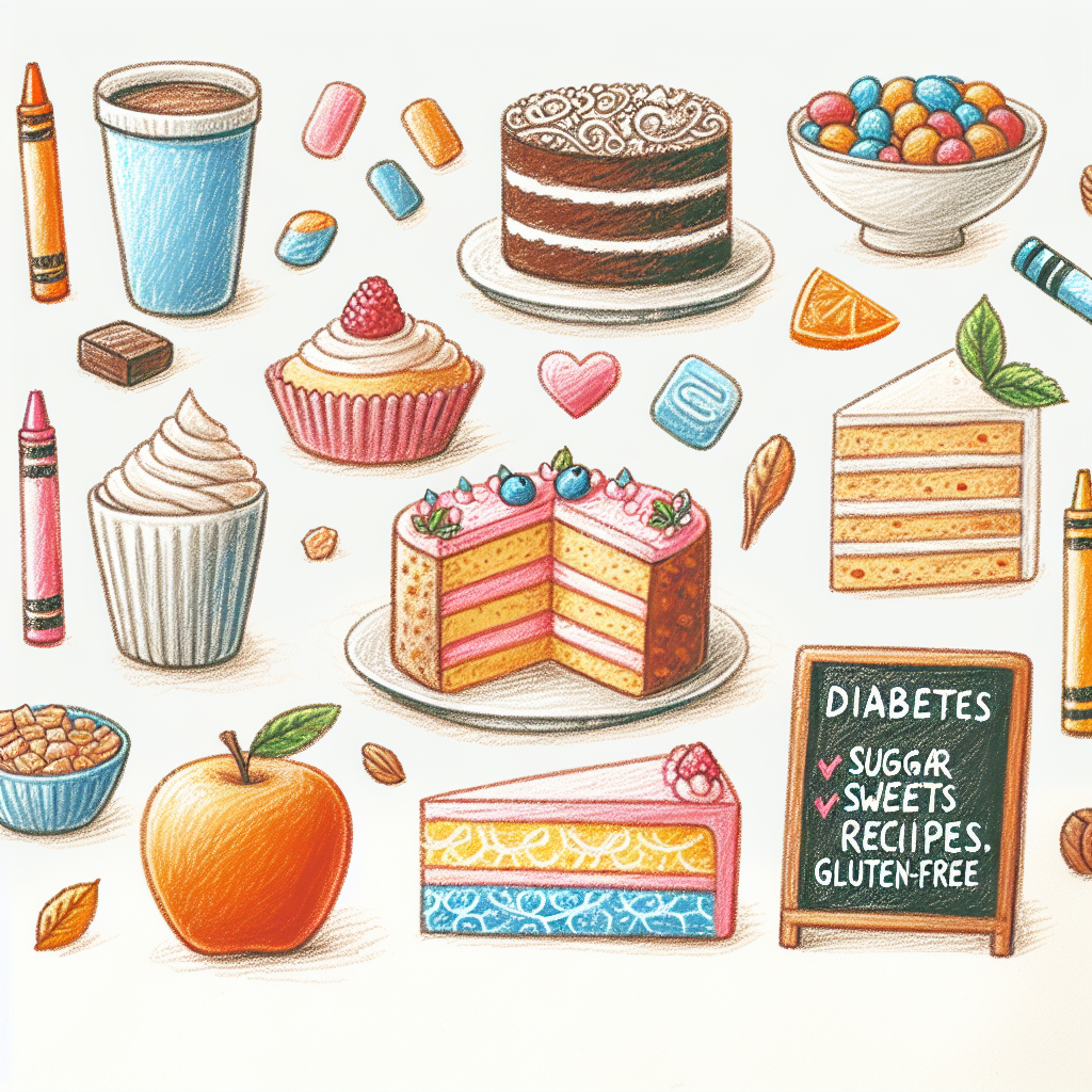 Pastelková ilustrace znázorňující téma: Dia potraviny