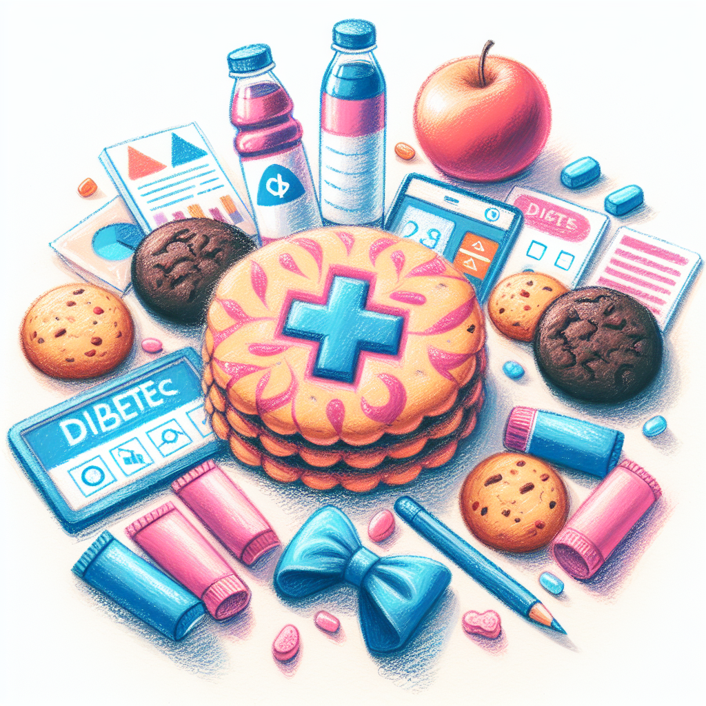 Pastelková ilustrace znázorňující téma: Zdravé recepty