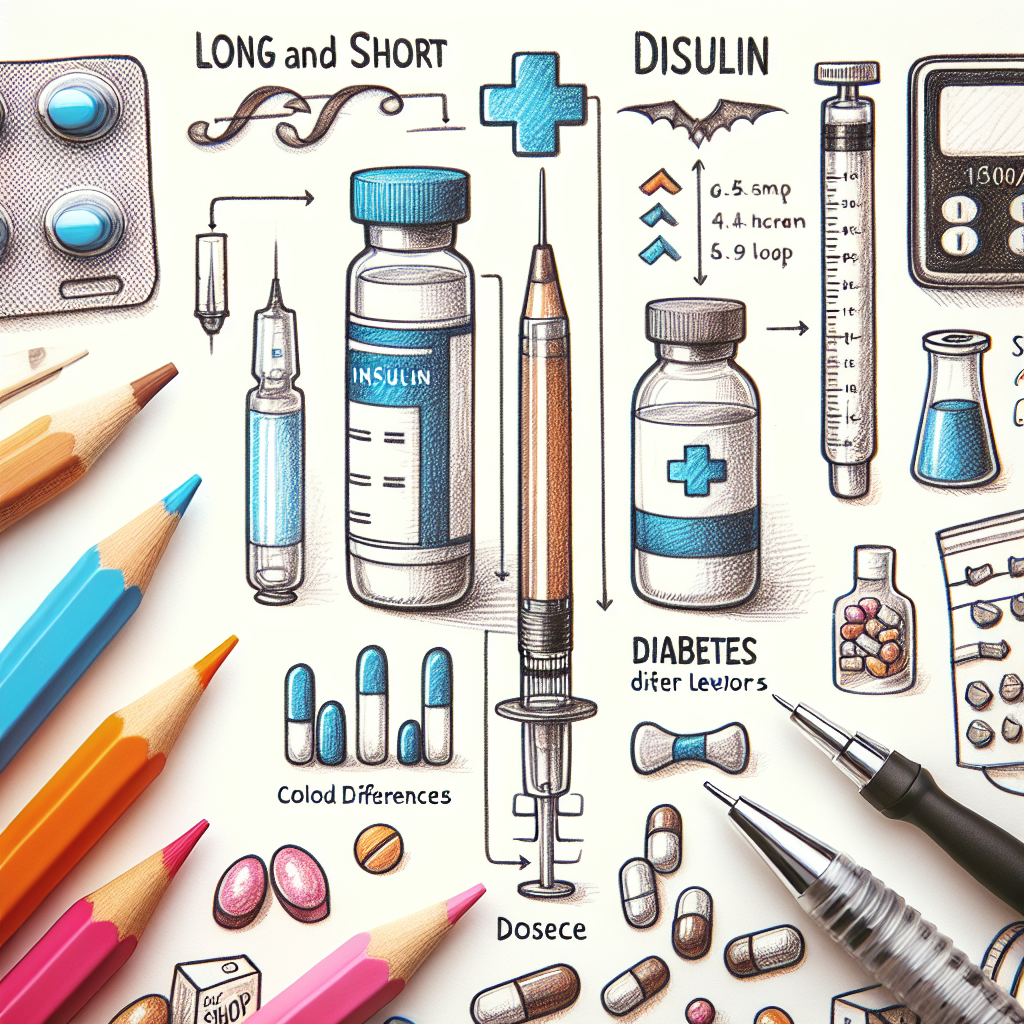 Pastelková ilustrace znázorňující téma: Diabetes a inzulin