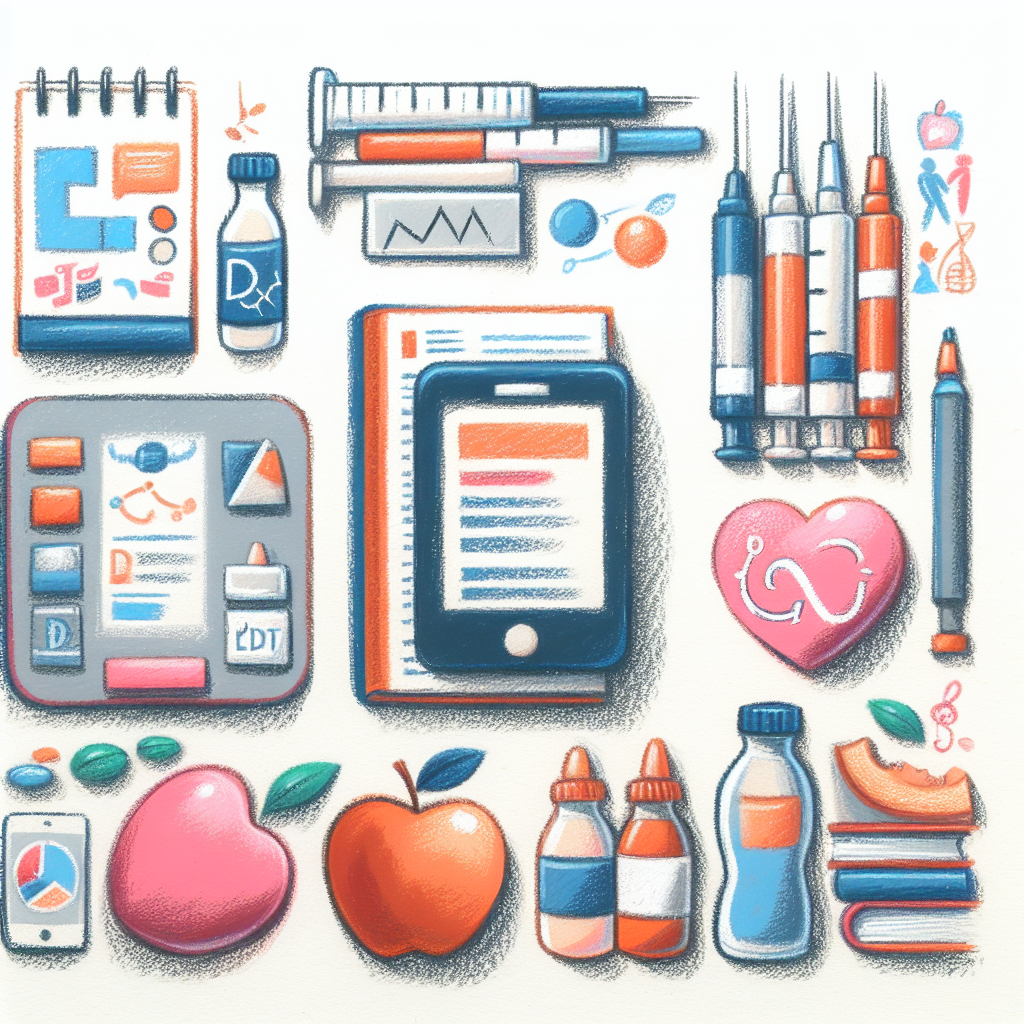 Pastelková ilustrace znázorňující téma: Cukrovka