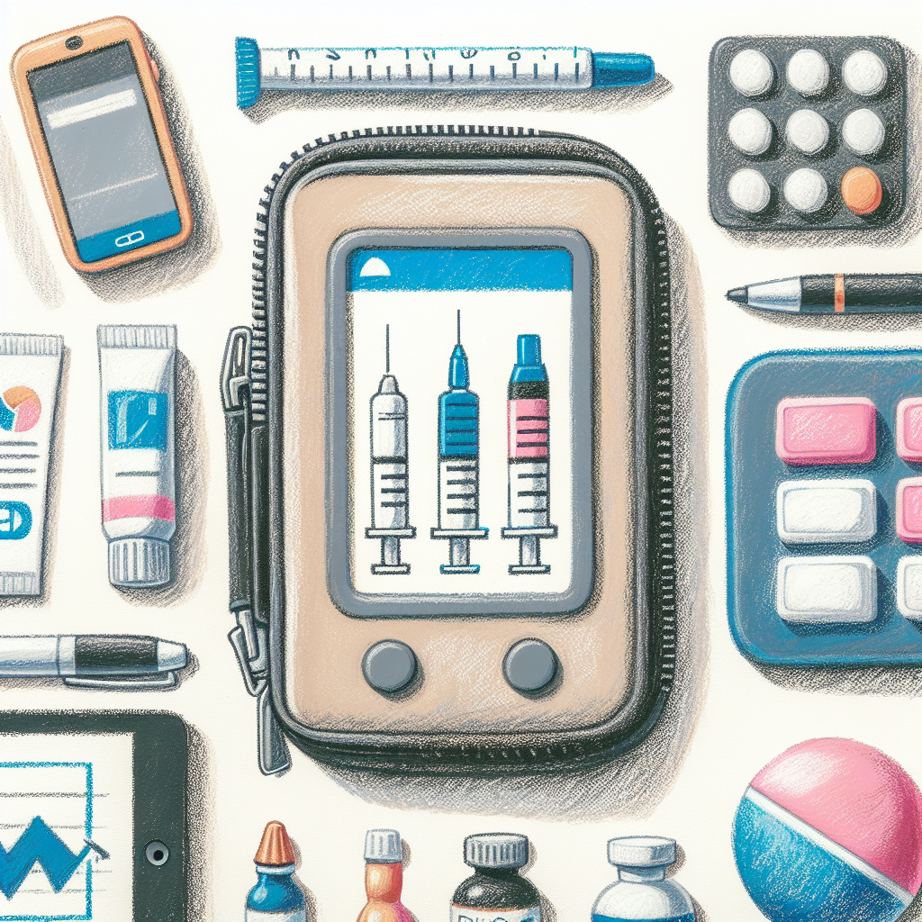 Pastelková ilustrace znázorňující téma: Cukrovka